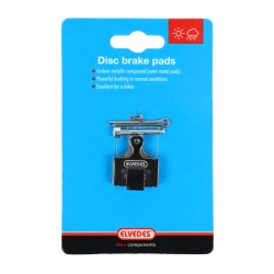 ELVEDES Paire de Plaquettes de Frein Shimano (Type K), TRP, Tektro  - Semi Métallique