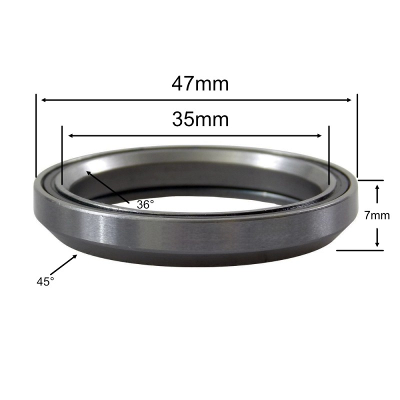 SGM Roulement 35 x 47 x 7 (36°/45°)