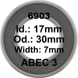 KML A3 Bearing | 6903 17x30x7