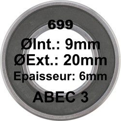 A3 Bearing | 699 9x20x6
