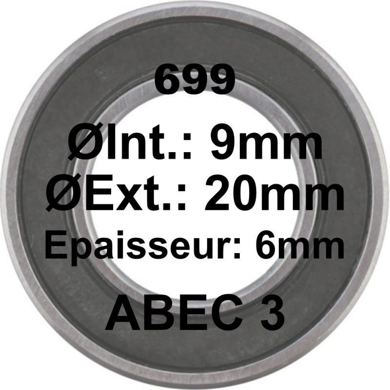 KML A3 Bearing | 699 9x20x6