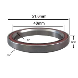 ELVEDES 40 × 51.8 × 8 (45°×45°) Bearing
