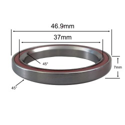 ELVEDES Roulement MR137 37 × 46.9 × 7 (45°×45°)