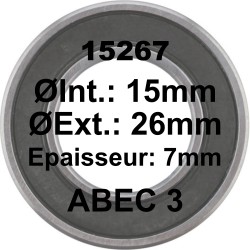 A3 Bearing | 15267 15x26x7