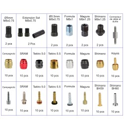 ELVEDES Hydraulic Hose Fitting Box - 173pcs