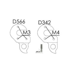 Patte de dérailleur D342 RIDLEY