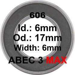 ELVEDES 606 MAX 6x17x6 Bearing