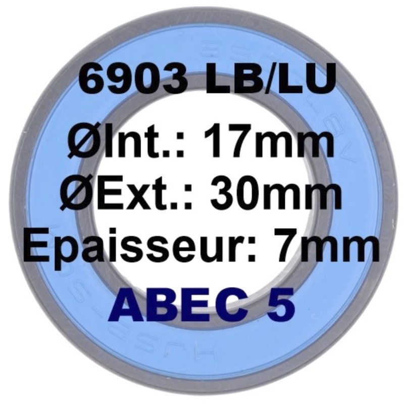 SGM A5 Black Coating Bearing | 6903 17x30x7 (61903)
