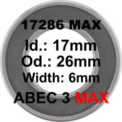 ELVEDES 17286 MAX 17x28x6 Bearing