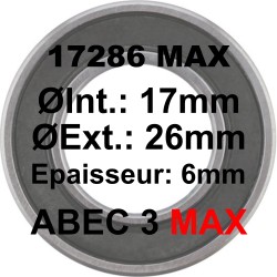 ELVEDES 17286 MAX 17x28x6 Bearing