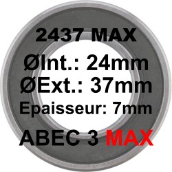 ELVEDES Roulement 2437 MAX 24x37x7