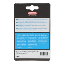 ELVEDES Disc Brake Pads for Campagnolo DB-310 - Organic Super Soft