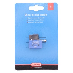 ELVEDES Disc Brake Pads for Shimano (K-type) TRP, Tektro - Organic