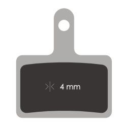 ELVEDES Paire de Plaquettes de Frein Shimano (Type B), Tektro, TRP - Semi-Métallique (x25)