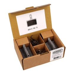 ELVEDES Disc Brake Pads for Shimano (B-Type), Tektro, TRP - Organic Super Soft (x10)