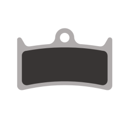 ELVEDES Paire de Plaquettes de Frein Hope V4 - Métallique
