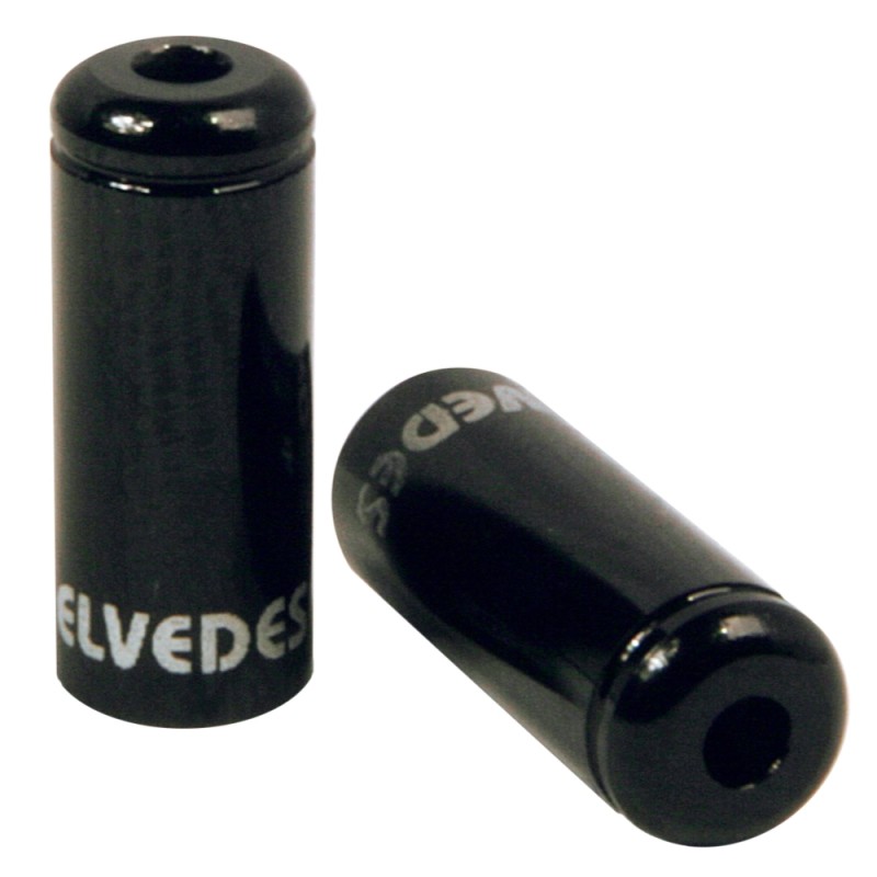 ELVEDES Aluminium Brake Housing End Caps ø5,0mm - 50 pcs