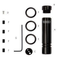 ELVEDES Séparateur de Câble de Freins (Câbles inclus)