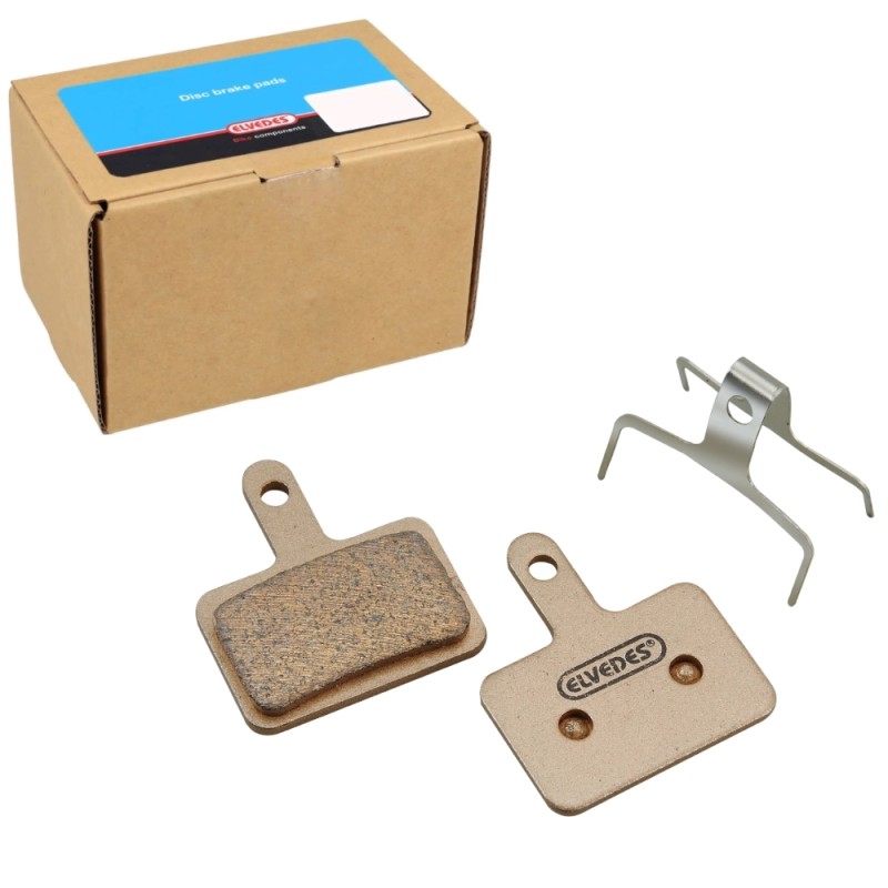 ELVEDES Disc Brake Pads for Shimano (B-Type), Tektro, TRP - Sintered (x10)