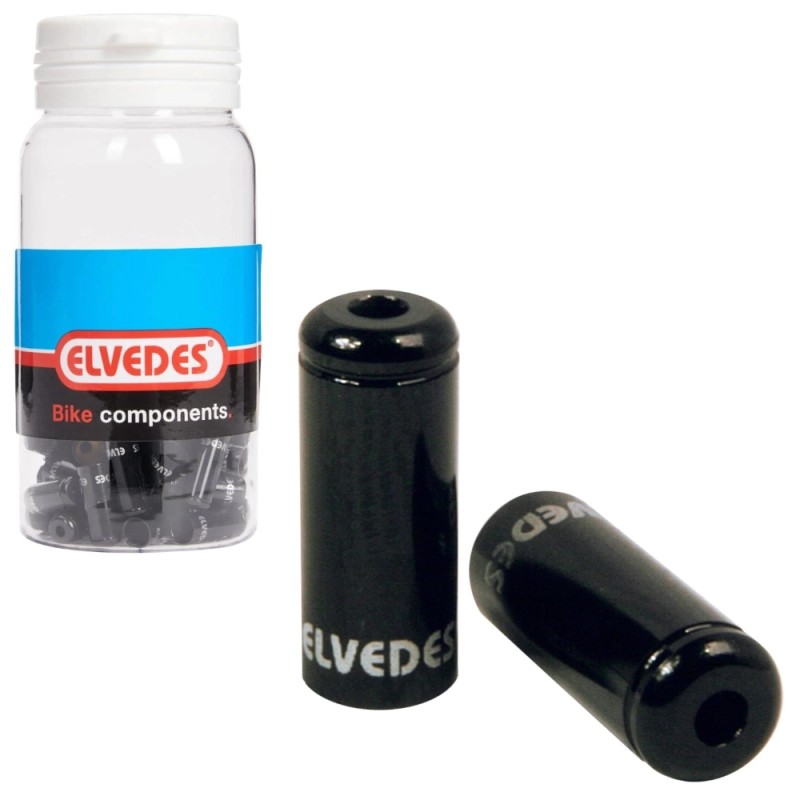 ELVEDES Aluminium Shift Housing End Caps ø4.2mm - 50 pcs