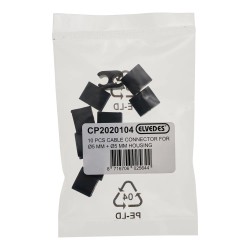 ELVEDES Clips pour Gaine/Durite Ø5.0-Ø5.0mm - 10 pcs