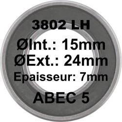 SGM A5 Bearing | 3802 LH 15x24x7