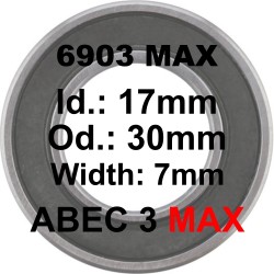 ELVEDES 6903 MAX 17x30x7 Bearing