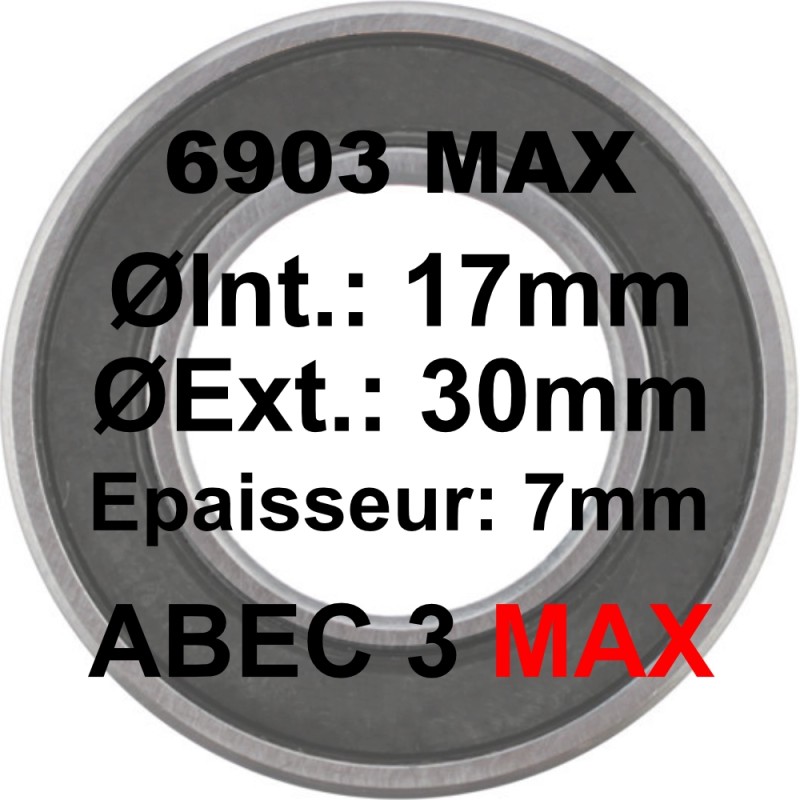 ELVEDES 6903 MAX 17x30x7 Bearing