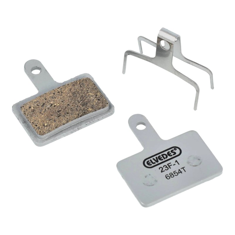 ELVEDES Disc Brake Pads for Shimano (B-Type), Tektro, TRP - Organic Super Soft