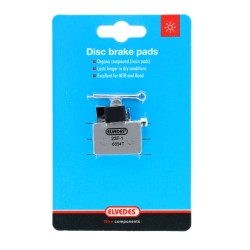 ELVEDES Disc Brake Pads for Shimano (B-Type), Tektro, TRP - Organic Super Soft