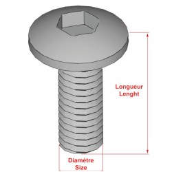 Button Head Cap Screw (BHC) - Stainless Steel