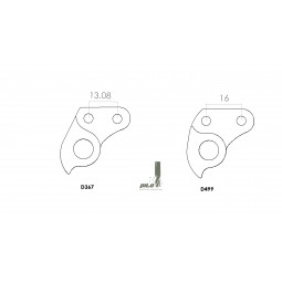 D367 derailleur hanger