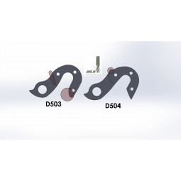 Patte de dérailleur D504 NSR