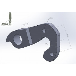 Patte de dérailleur D653 VITUS