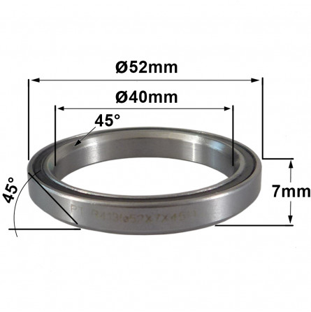 R413 40 x 52 x 7 (45°x45°) Bearing
