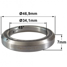 R424 34,1 x 46,9 x 7 (45°x45°) Bearing