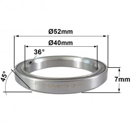 R426 40 x 52 x 7 (36°x45°) Bearing