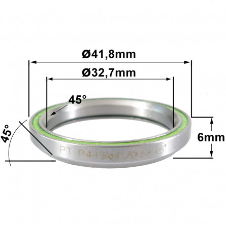 R443 32.7 x 41.8 x 6 (45°x45°) Bearing