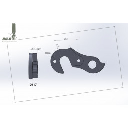D417 derailleur hanger COLNAGO