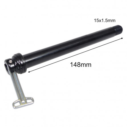 148x15xM15x1,5mm Front axle - FH1480BK001 ROCKSHOX