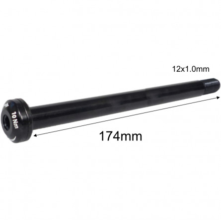 Axe arrière 174x12x1,0mm - FB1740BK009