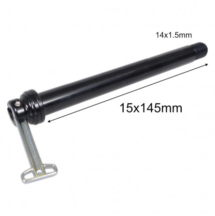 145x15xM14x1,5mm Front axle - FH1450BK003 FOX