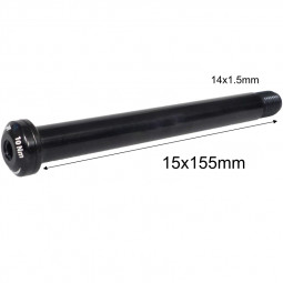 155x15xM14x1,5mm Front axle - FB1550BK002 FOX