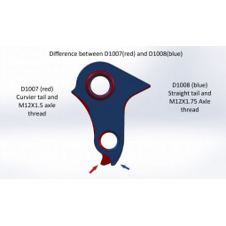 Patte de dérailleur D1008 MONDRAKER - M068