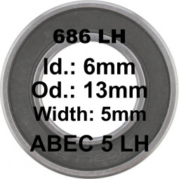 A5 Bearing | 686 LH 6x13x5