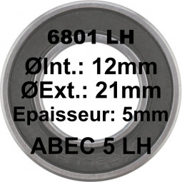 A5 Bearing | 6801 LH 12x21x5