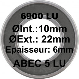 A5 Bearing | 6900 LU 10x22x6